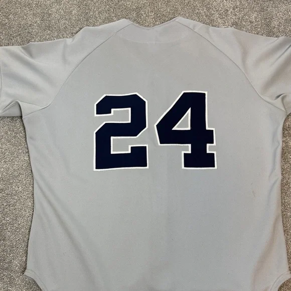 Vintage Rawlings Gray New York Baseball Jersey - Picture 13 of 14